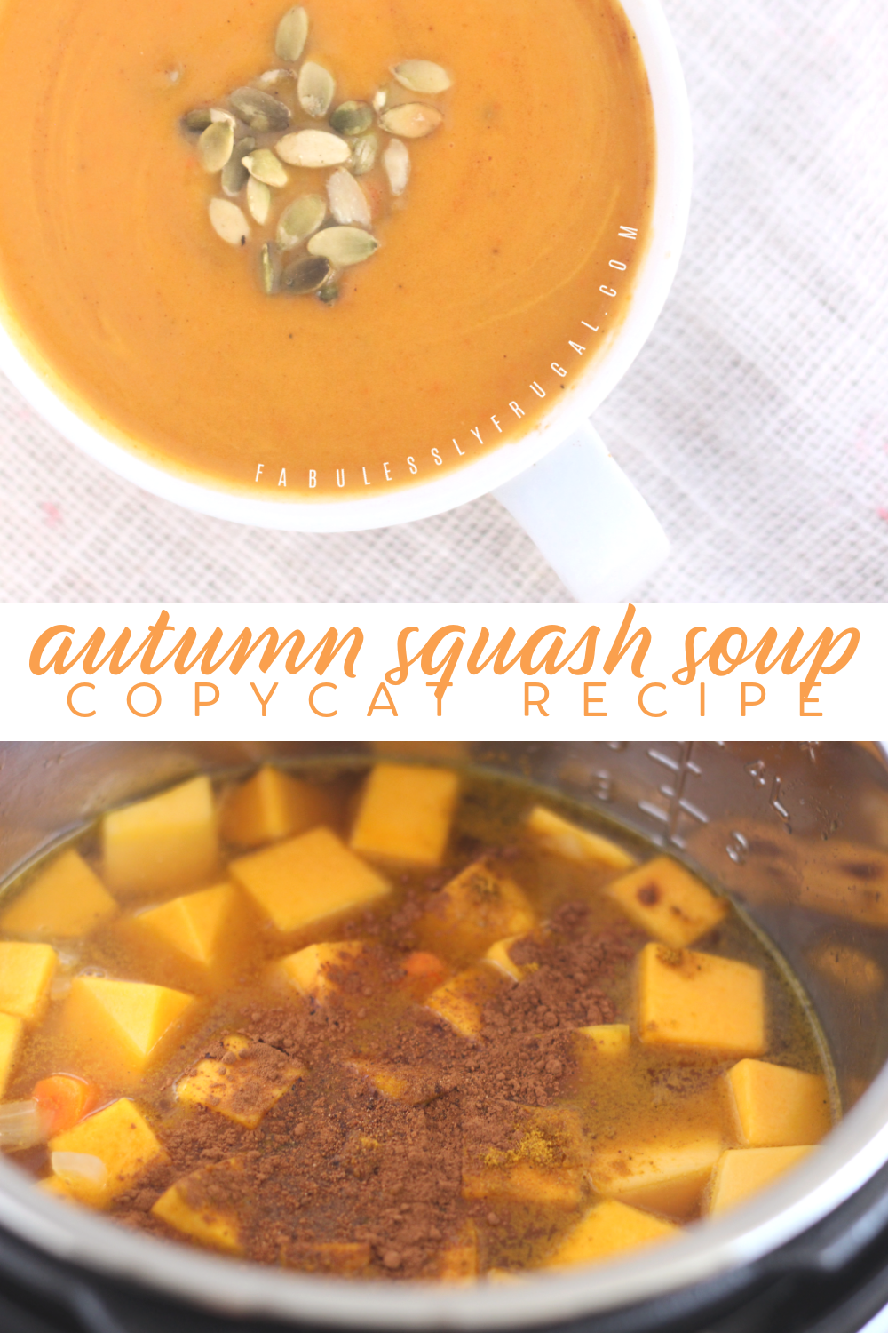 autumn squash soup copycat recipe panera
