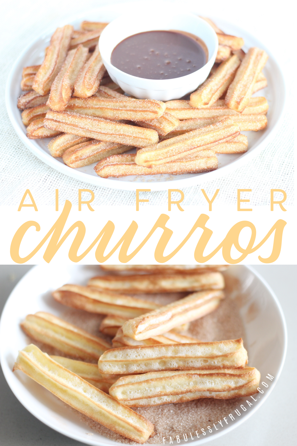 cinnamon sugar air fryer churros