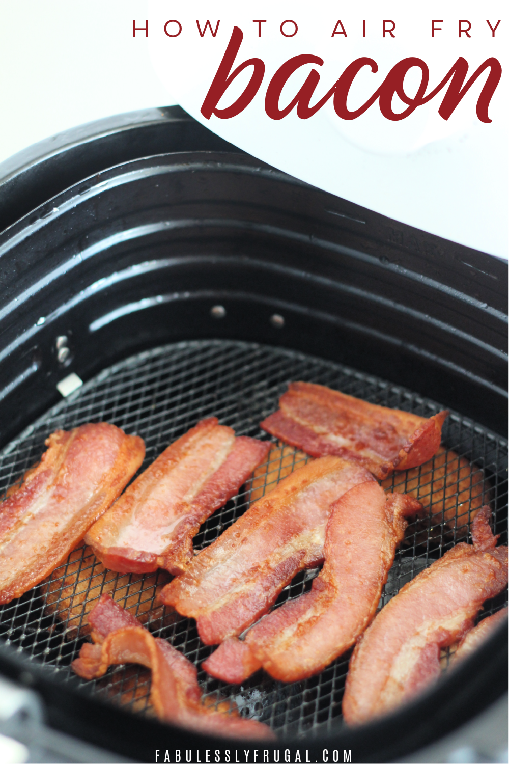 how to air fry bacon