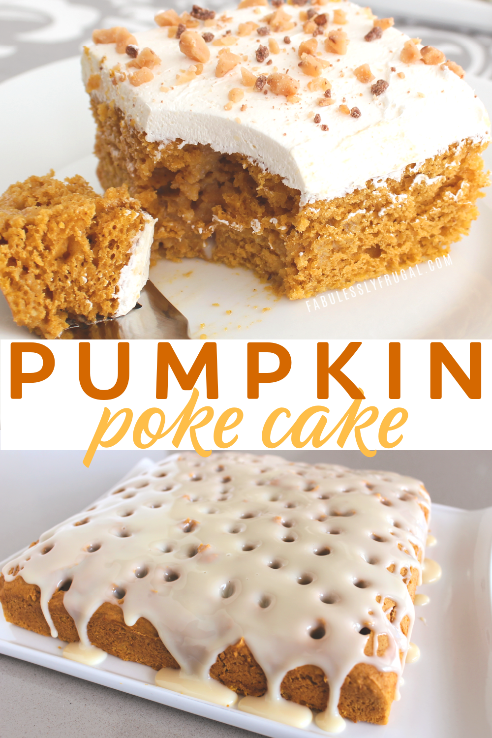 how to make pumpkin poke cake