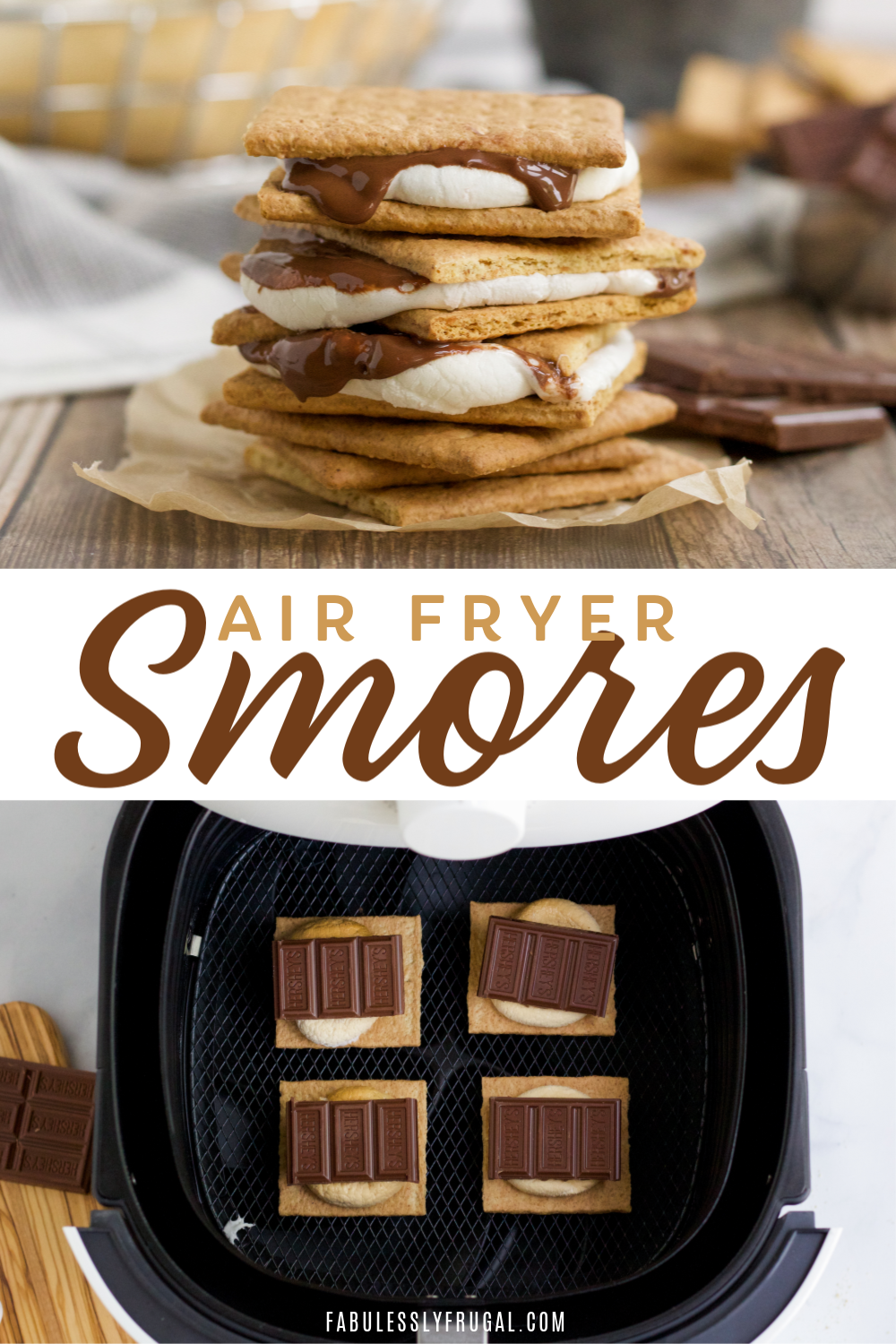 How to make s'mores in an air fryer