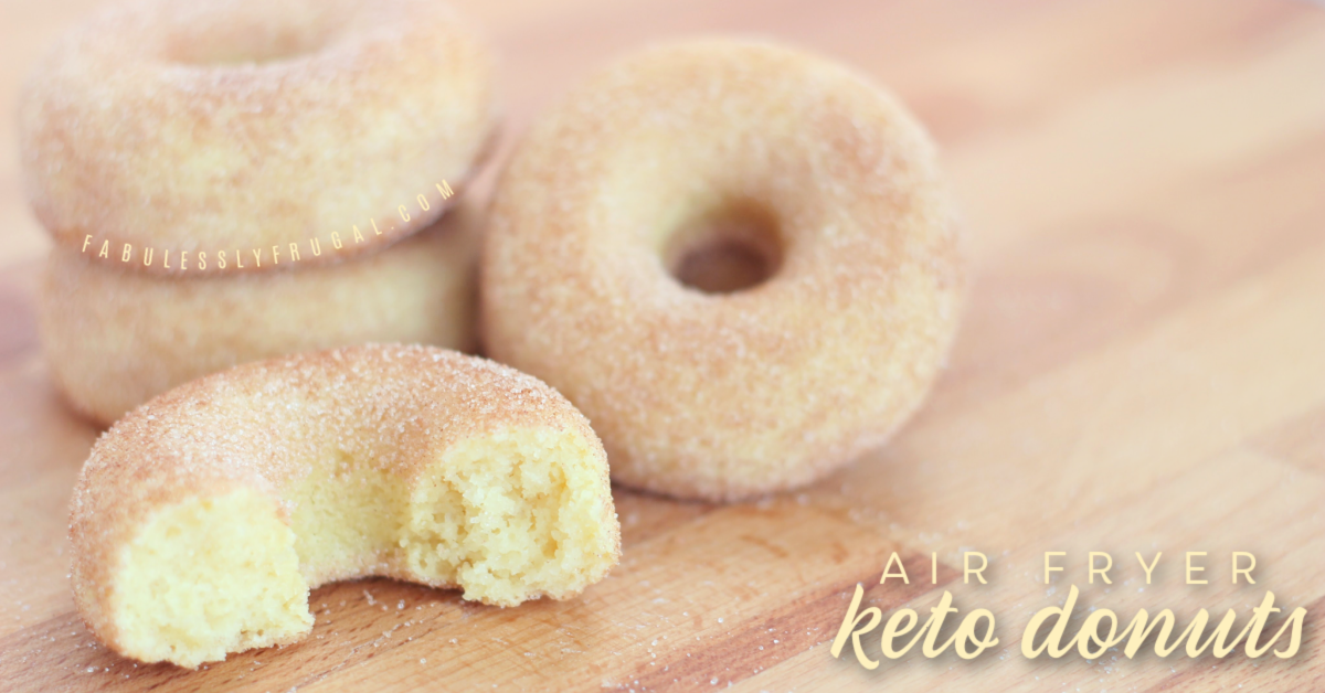 keto donuts baked in air fryer