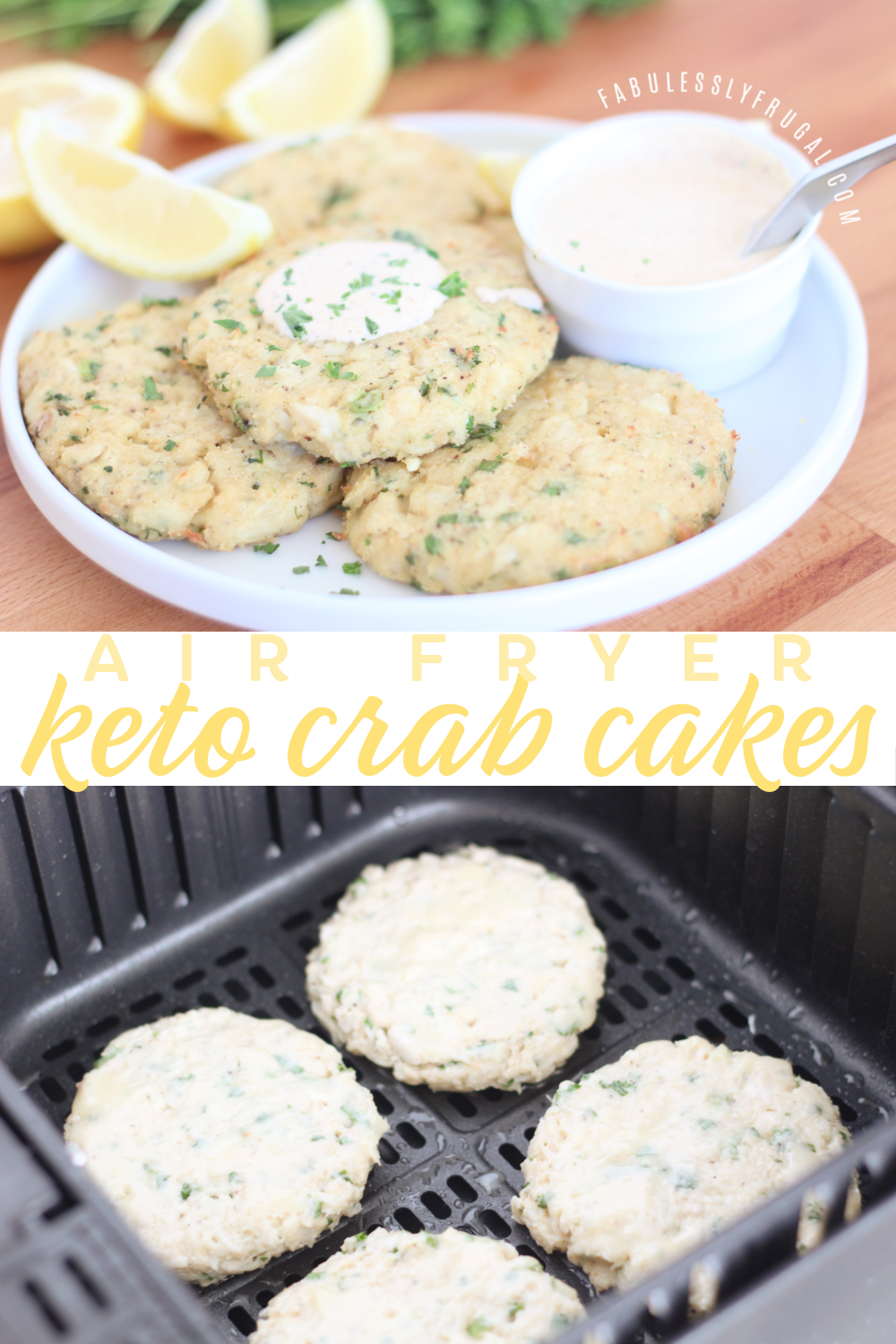 low carb gluten free crab cakes in air fryer