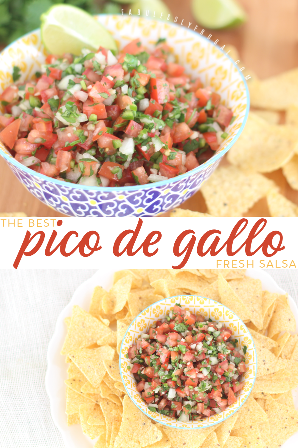 Salsa fresca with lime