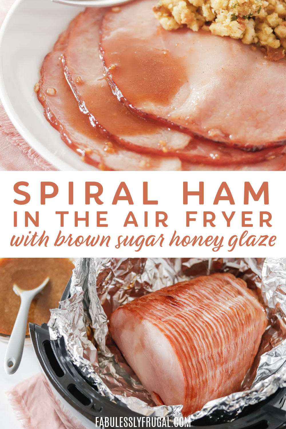Fall in love with perfect family gathering air fryer meal. Air Fryer spiral ham will be your new go-to family favorite meal.
