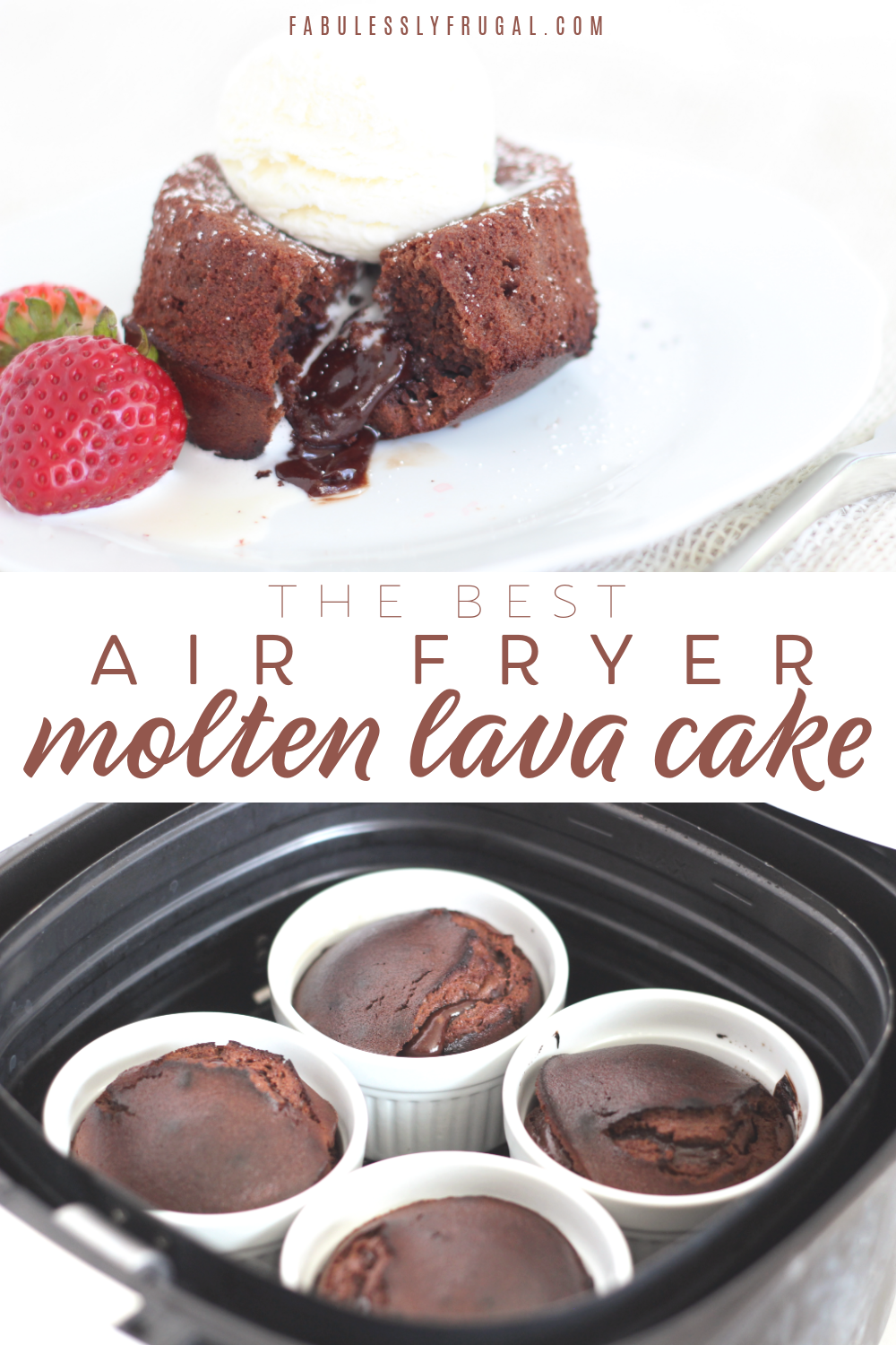 the best air fryer molten lava cake