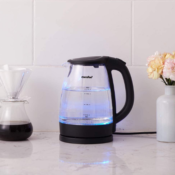 1.7L Cordless Glass Electric Tea Kettle $19.99 (Reg. $27) - FAB Ratings!...