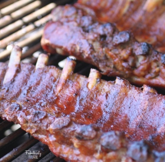 Grilling the best baby back ribs