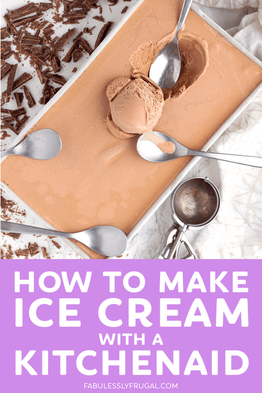 How to make ice cream with a kitchenaid