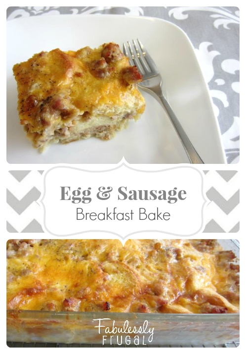 easy egg and sausage casserole recipe