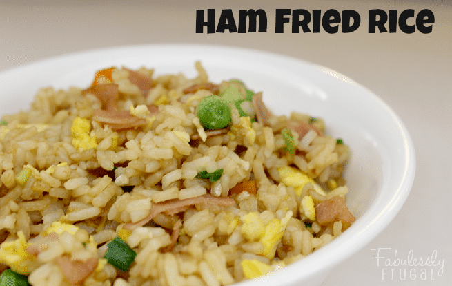 Chinese ham fried rice recipe