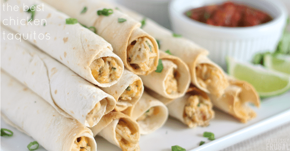 The best baked chicken taquitos recipe