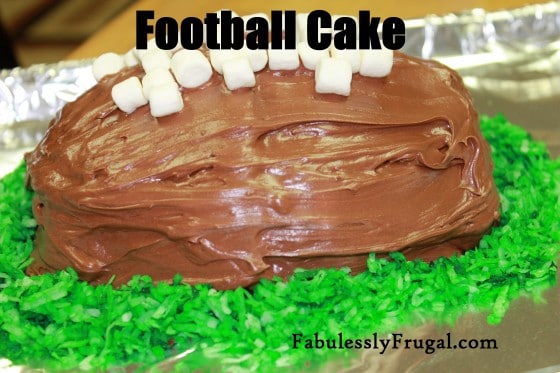 easy Football Cake recipe