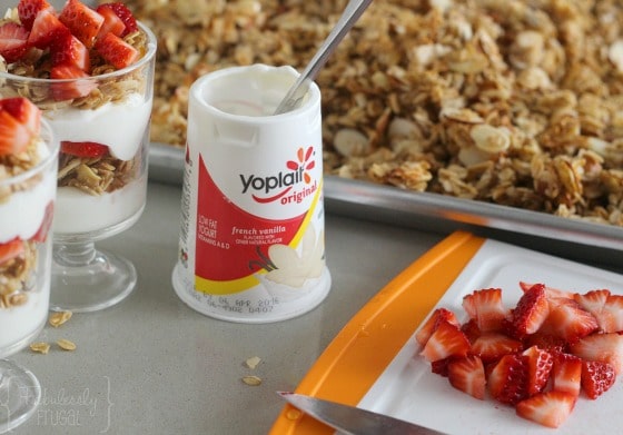 yoplait yogurt homemade granola yogurt parfait