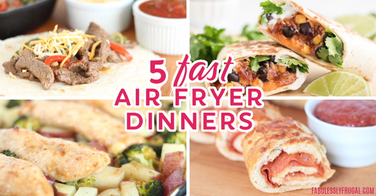 How to Make Sheet Pan Dinners for the Air Fryer - Fabulessly Frugal