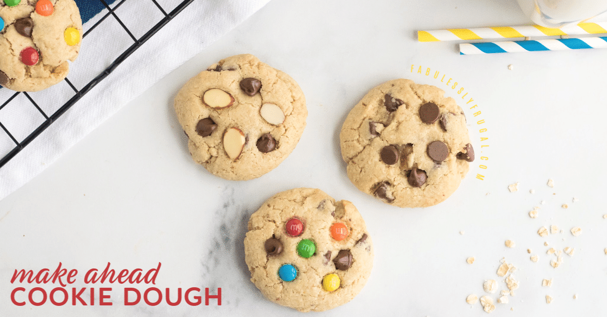 Make-ahead cookie dough