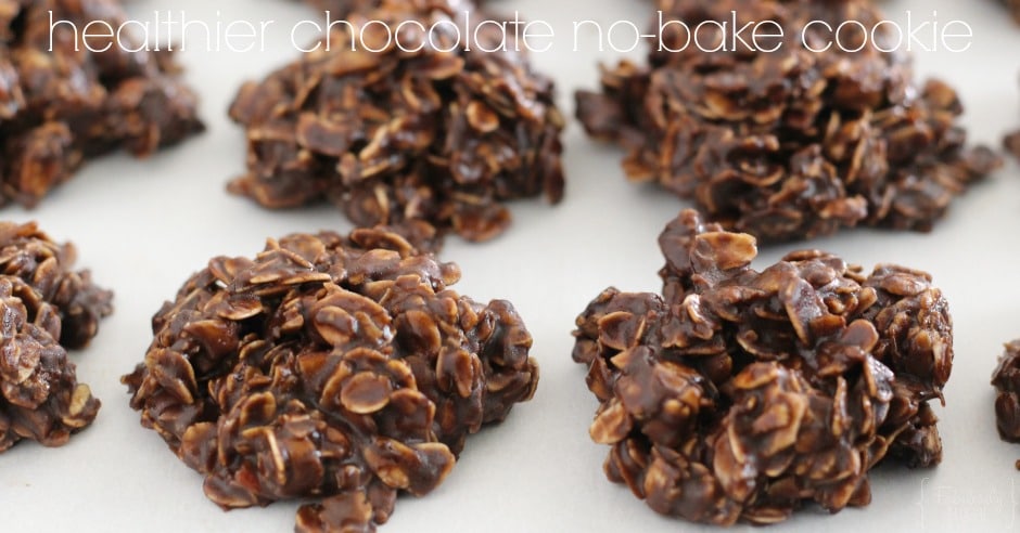 Healthier Chocolate No Bake Cookies Recipe