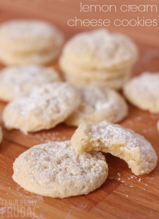 Lemon cream cheese cookies recipe 