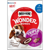 7-Count Milk-Bone Wonder Bones Long Lasting Dog Treats as low as $9.20...