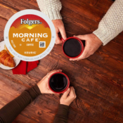72-Count Folgers Morning Café Mild Roast Coffee Keurig K-Cup Pods as low...