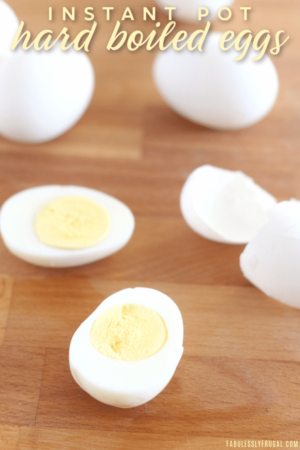 Hard boiled eggs in instant pot