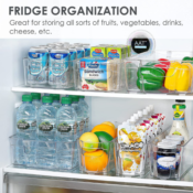 8 Pack Refrigerator Organizer Bins $28.99 Shipped Free (Reg. $35) - FAB...