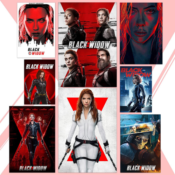 Black Widow Poster 8 Piece 11.5×16.5 inch Poster Set $17.99 | Only $2.25...