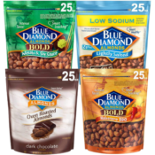 Blue Diamond Almonds 25oz Bags as low as $6.33 Shipped Free (Reg. $10)...