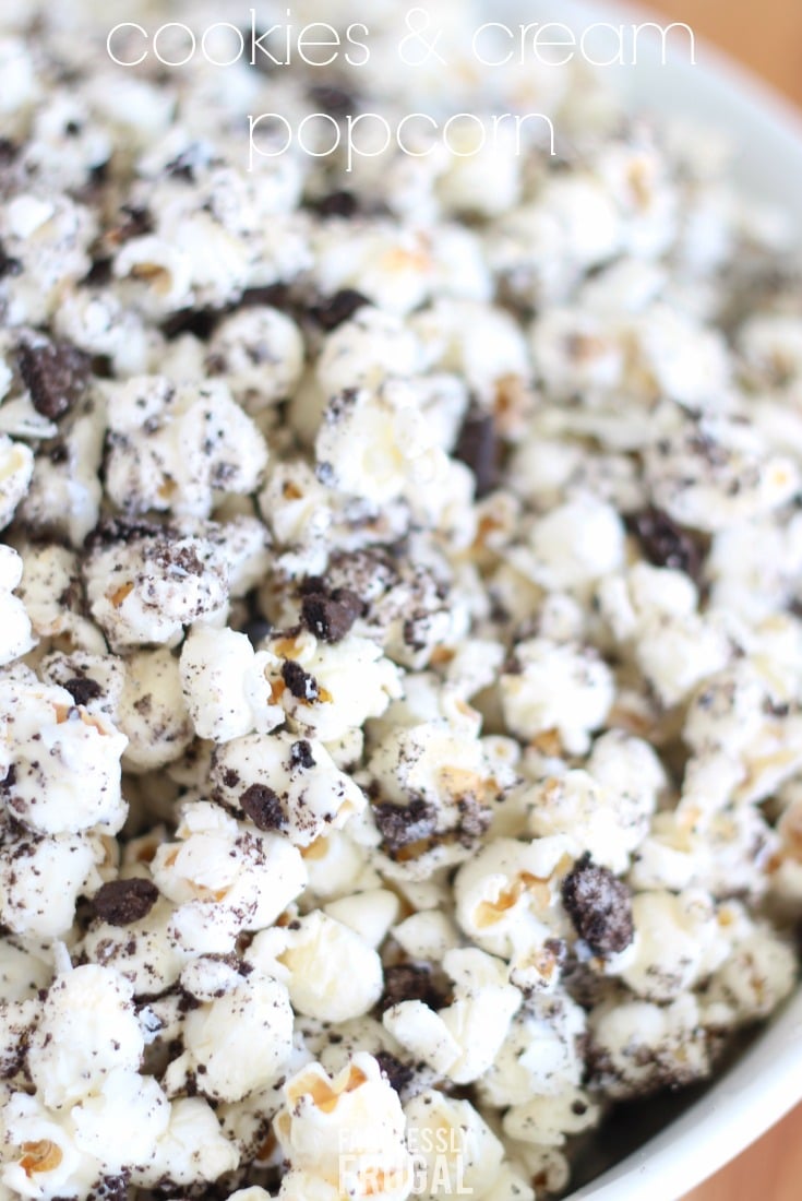 Cookies and cream popcorn recipe