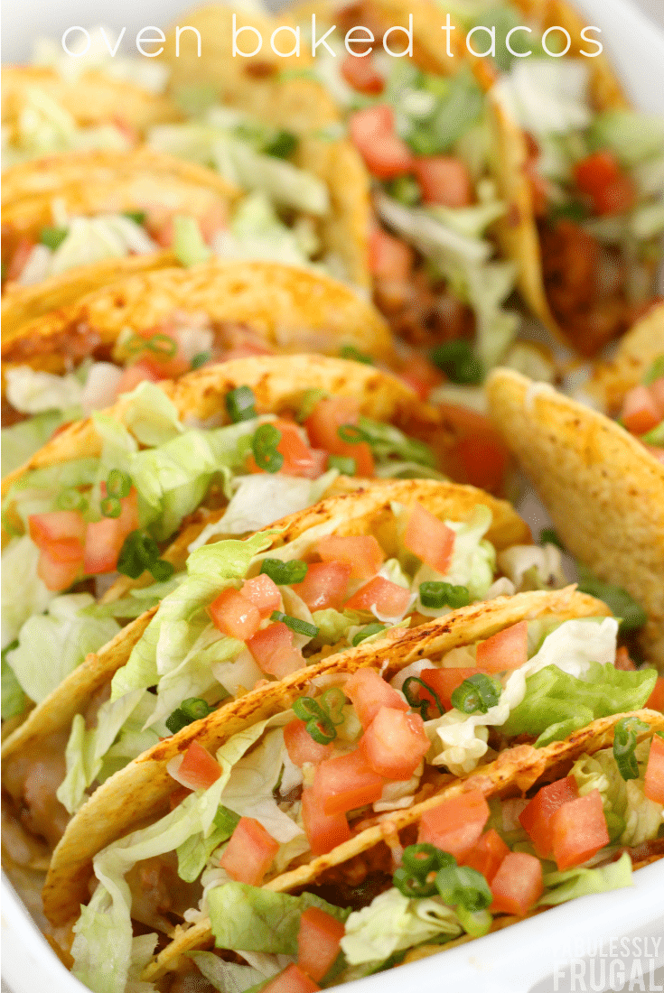 Oven baked tacos recipe