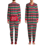 Women’s Holiday Onesie Pajamas $7.45 (Reg. $19.88) | SELLING FAST in...