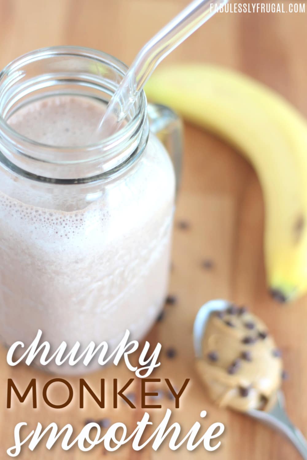 Healthy chunky monkey smoothie recipe