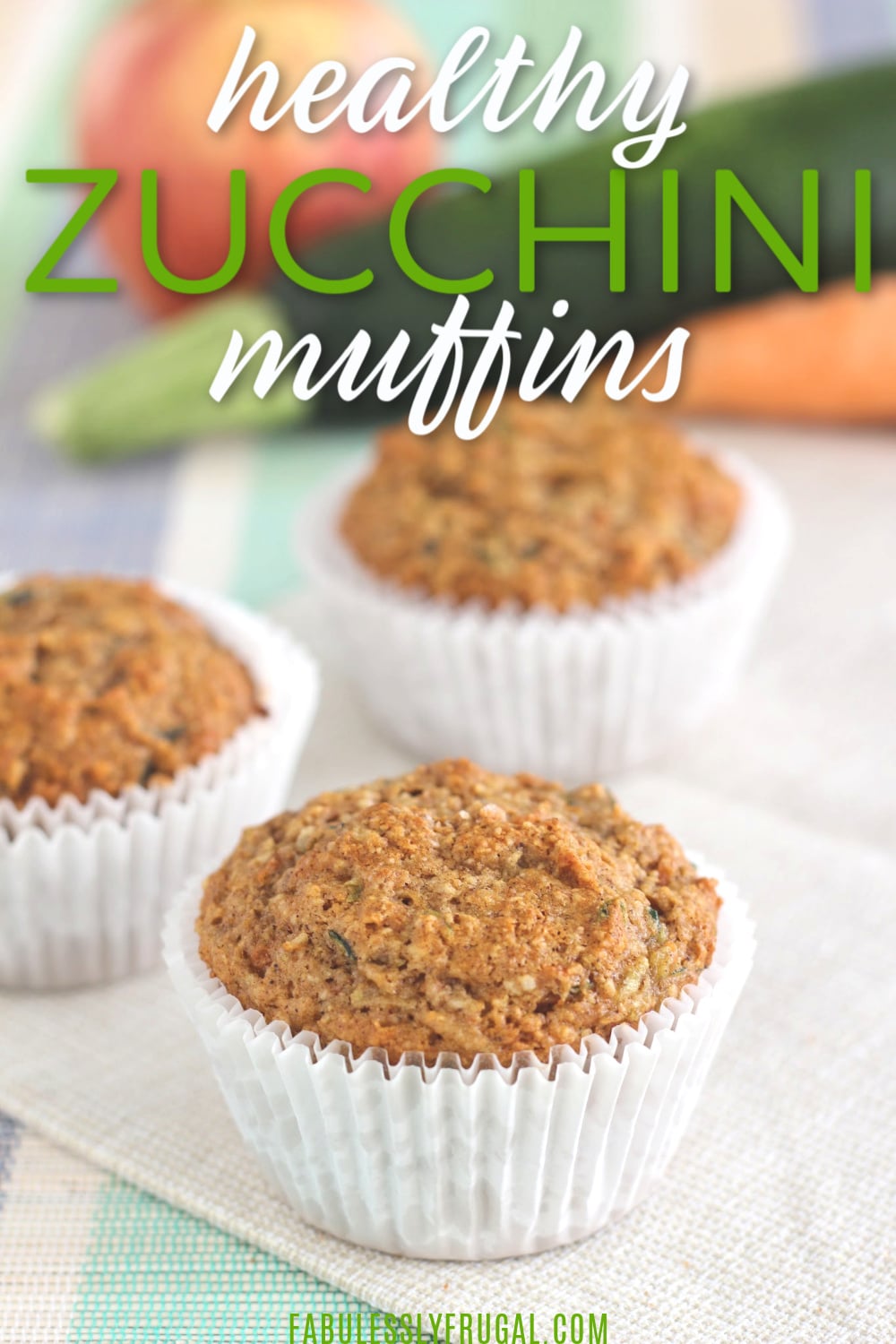 Healthy zucchini muffins recipe