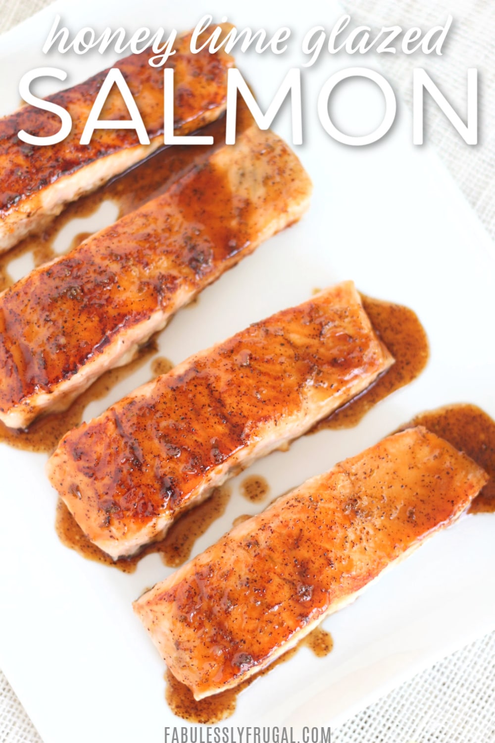 Honey lime salmon recipe