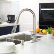 Kitchen Faucet with Pull Down Sprayer Brushed Nickel $39.99 Shipped Free...