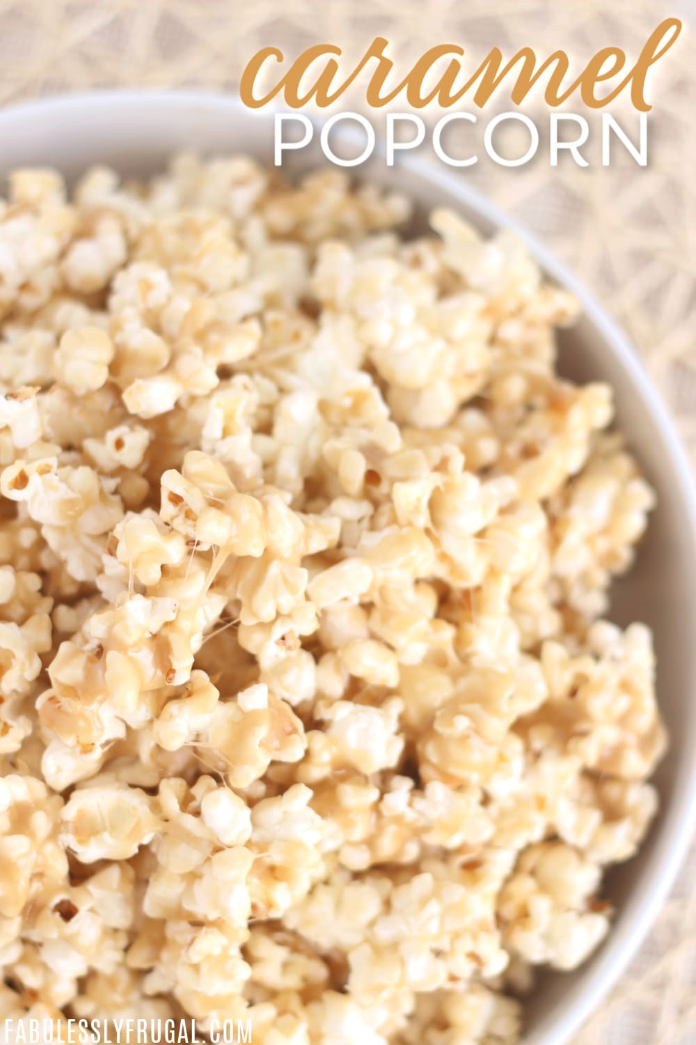 Marshmallow caramel popcorn recipe