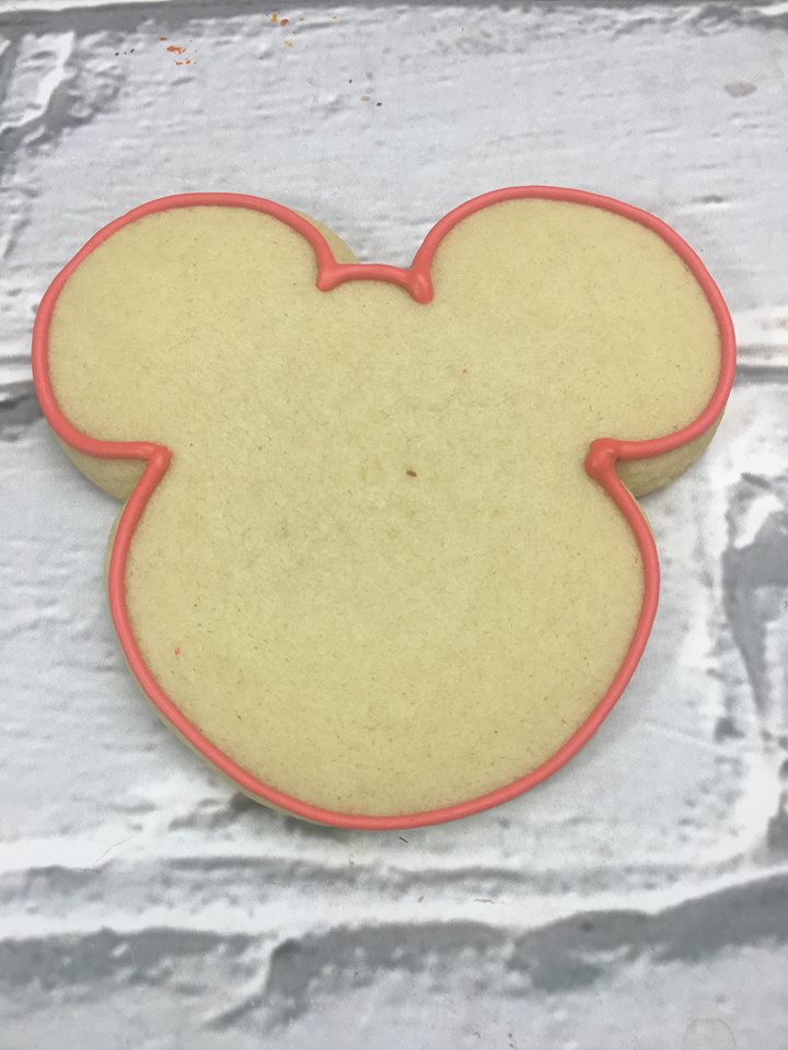 Mickey mouse sugar cookies