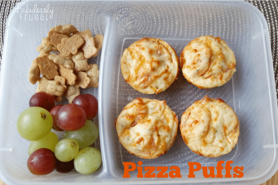 Pizza puff recipe for a quick lunch