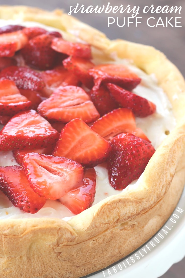 Strawberry Cream Puff Pie Recipe