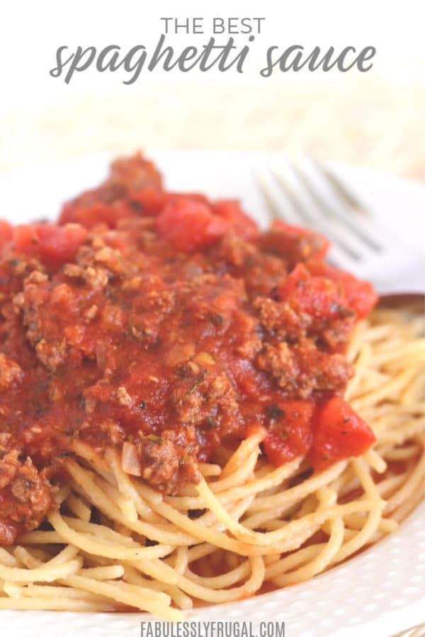 The best homemade spaghetti sauce recipe