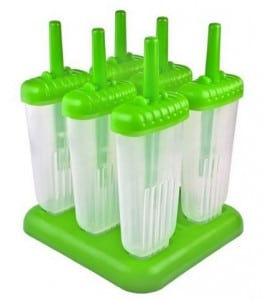 Tovolo Groovy Ice Pop Molds, Set of 6 green