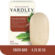 Yardley London Pure Cocoa Butter & Vitamin E Bar Soap as low as $1.23...
