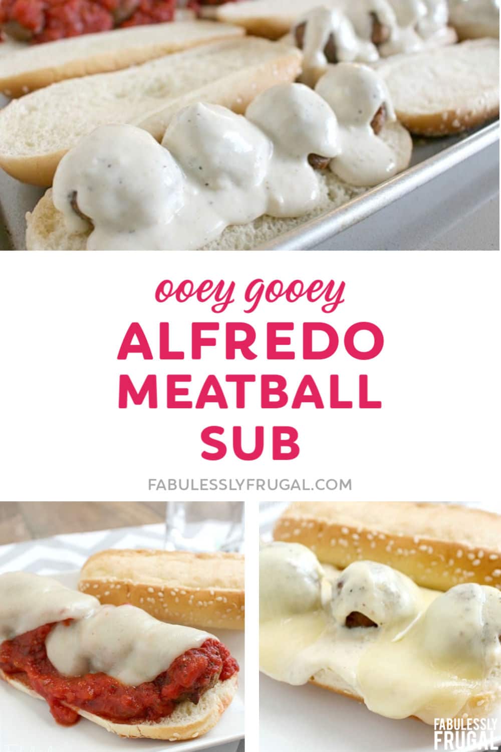 Alfredo meatball sub recipe