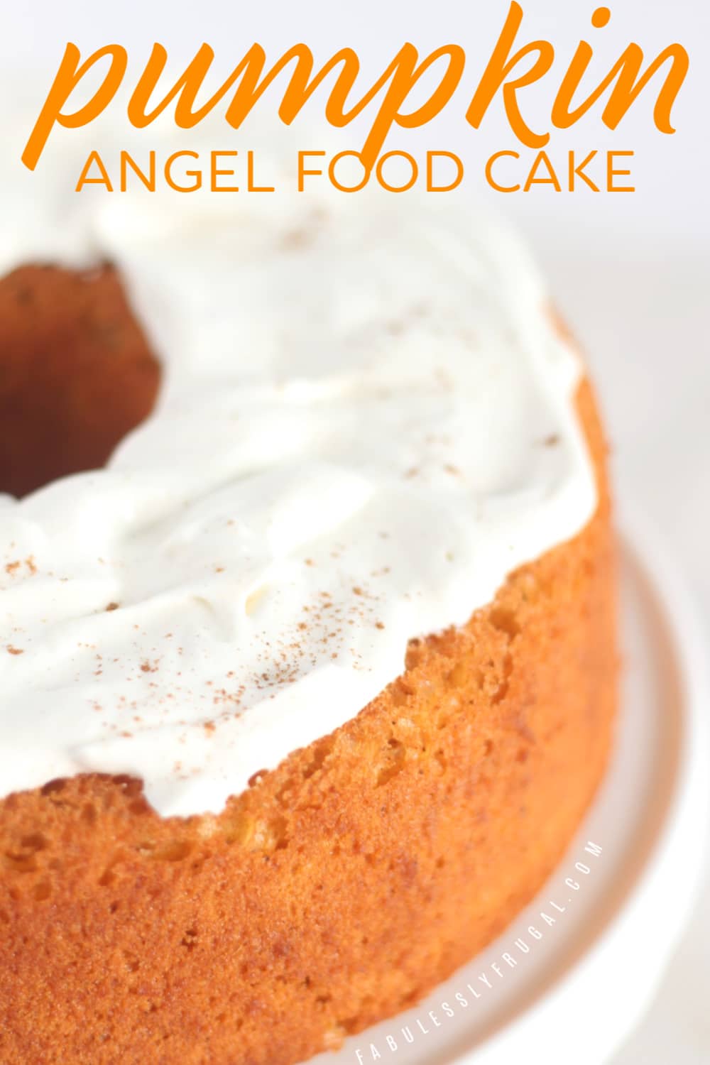 Angel food pumpkin cake recipe