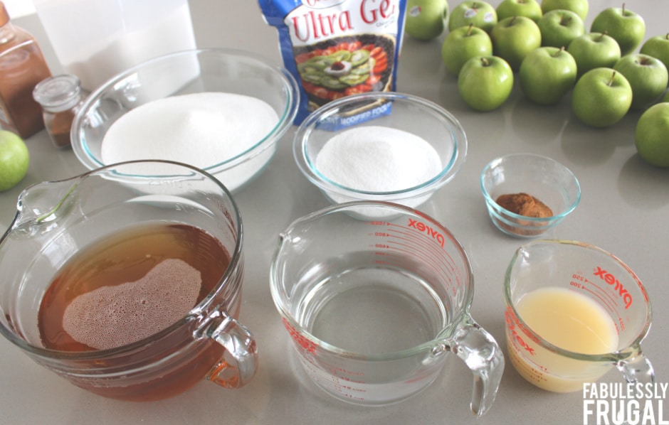 Apple pie filling ingredients