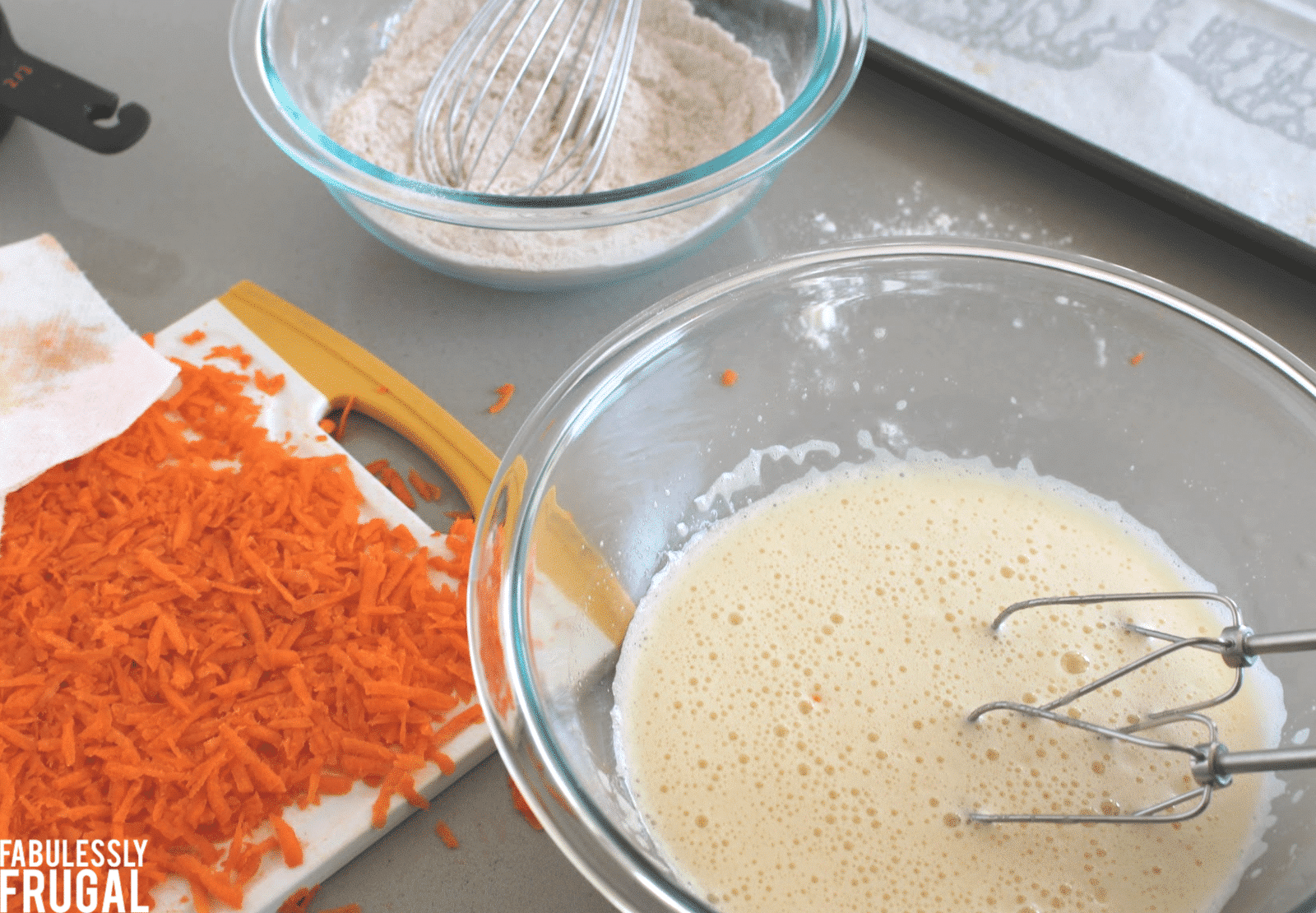 Carrot cake roll ingredients