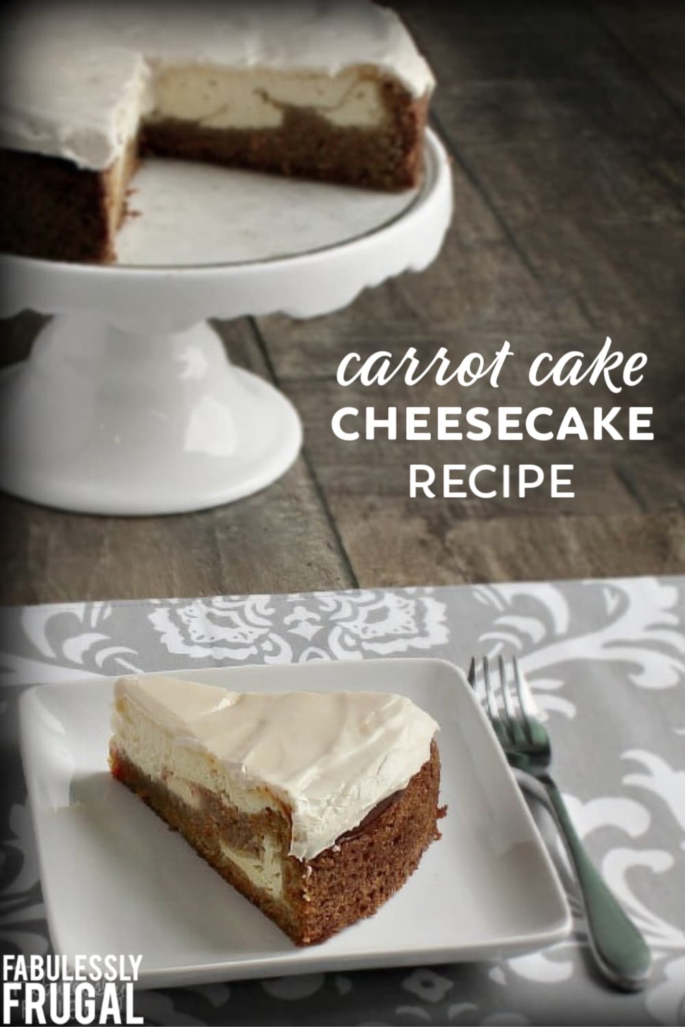 Carrot cheesecake recipe