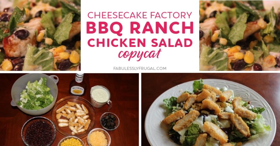 Cheesecake factory bbq ranch chicken salad