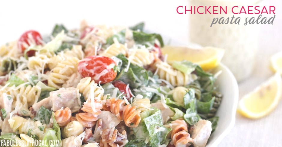 Chicken caesar pasta salad recipe