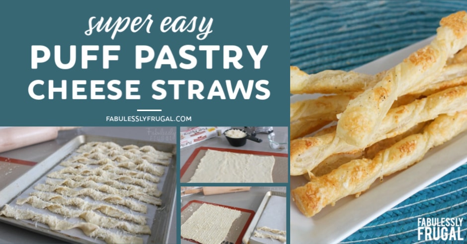 Easy puff pastry cheese straws recipe